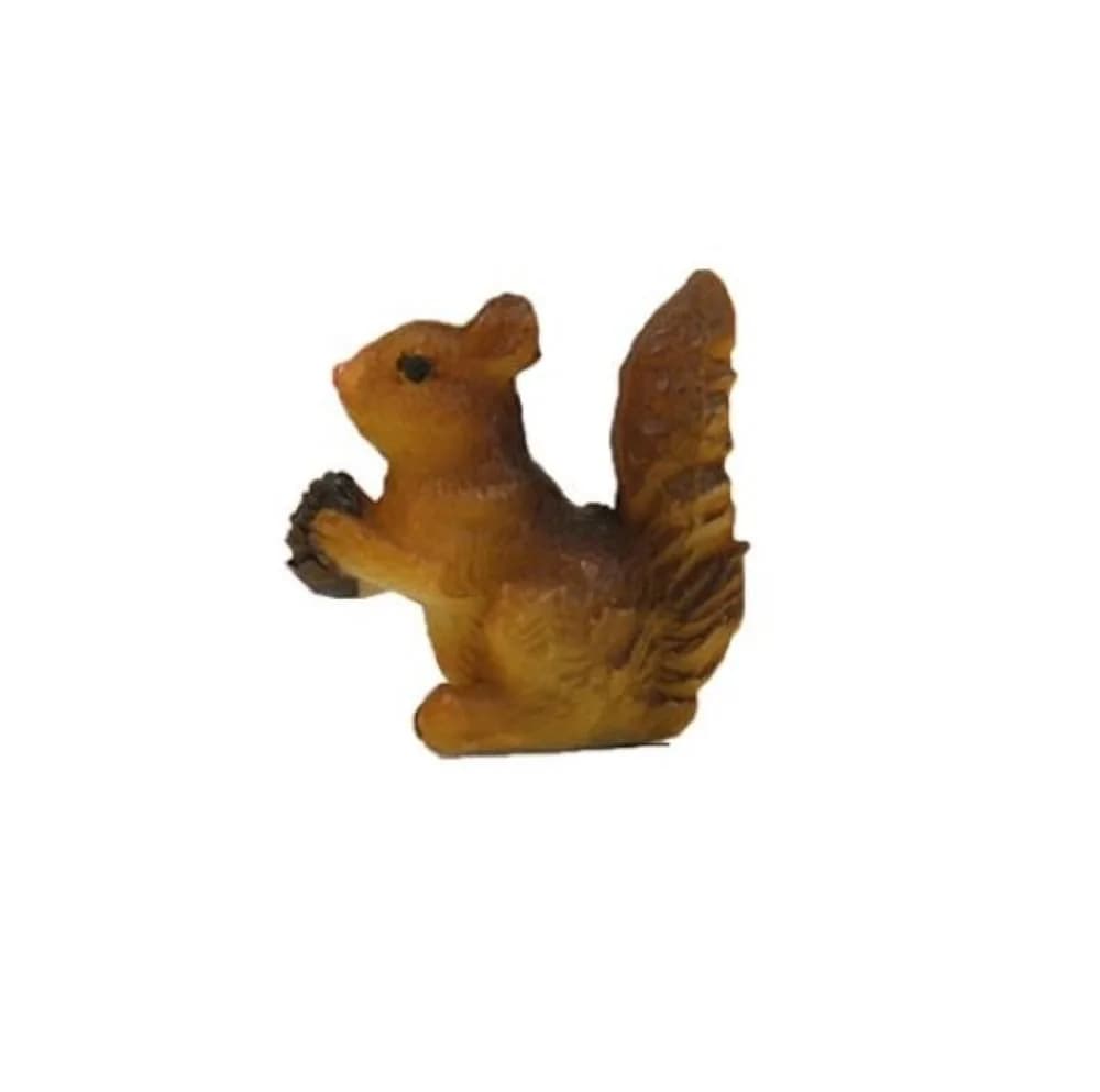 FADEDA Tierfigur Eichhörnchen Kunstguss Holzoptik - Bild 2