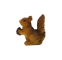 FADEDA Tierfigur Eichhörnchen Kunstguss Holzoptik Krippenfigur Bild 2
