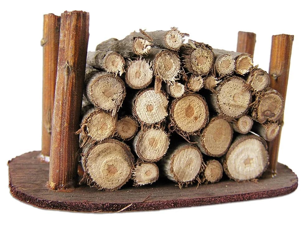 FADEDA Krippen-Zubehör Rundholzstoß 4 cm - Bild 2