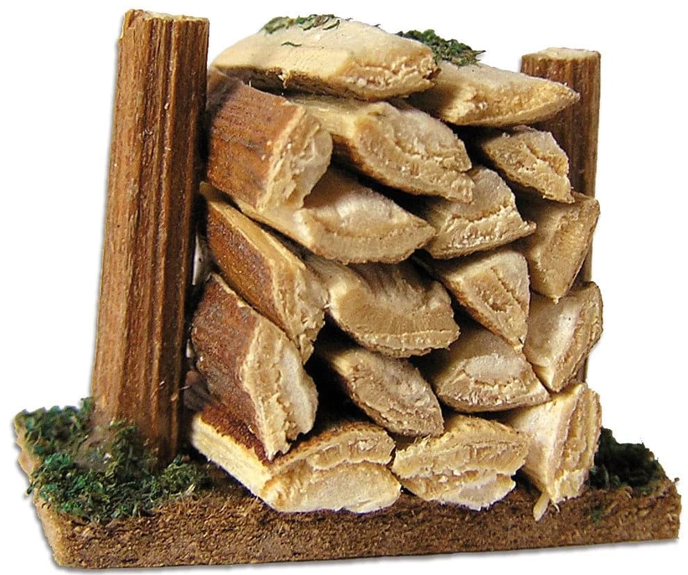FADEDA Krippen-Zubehör Holzstoß klein massiv - Bild 2