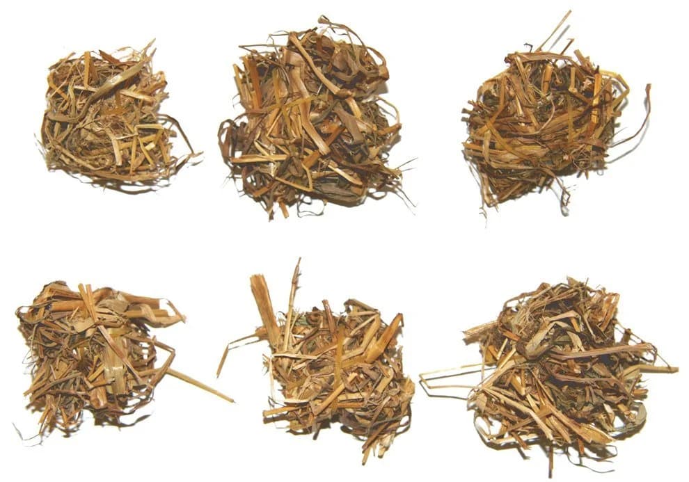 FADEDA Krippen-Zubehör 6x Strohballen 4x4 cm Naturmaterial - Bild 2
