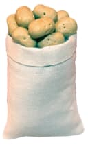 FADEDA Kartoffelsack für Krippen 6 cm Textil Bild 2
