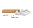 HEVVA Möbelfüße GRAZ Weiß - 7 Größen 20-50 cm Bild 1
