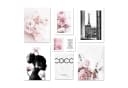 ARTFAVES Bilder-Collage Poster Set Coco I 5-tlg. Wandbilder Rosa Bild 2