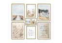 ARTFAVES Bilder-Collage Poster Set Beige Sea Pampas I 8-teilig Bild 1