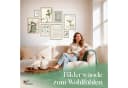ARTFAVES Bilder-Collage Poster Set Eucalyptus 8-tlg. Grün/Beige Modern Bild 1