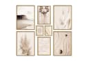 ARTFAVES Bilder-Collage Poster Set Beige Dreams 8-tlg. Strand Wandbilder Bild 1