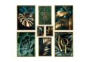 ARTFAVES Poster Set Gold Plant Harmony 8-tlg. Wandbilder Modern Grün/Gold Bild 1