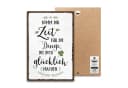 ARTFAVES Holzbild Schild mit Spruch - NIMM DIR ZEIT FÜR DIE DINGE Bild 2