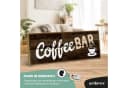 ARTFAVES Holzbild Schild mit Spruch Coffee Bar - Kaffee, Espresso Bild 1