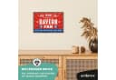 ARTFAVES Holzbild Schild Bayern Fan Spruch Wanddeko MDF Bild 3