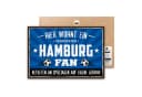 ARTFAVES Holzbild Verrückter HAMBURG Fan Spruch Wanddeko Bild 2