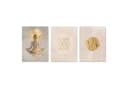 ARTFAVES Poster Set Yoga Spirit Trio 3-teilig Gold Beige Bild 2