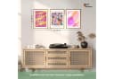 ARTFAVES Poster Set Abstract Dopamine Art Trio 3-tlg. Bunt Rosa Orange Modern Bild 4