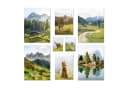 ARTFAVES Bilder-Collage Poster Set In den Bergen 8-tlg. Wandbilder Berge Modern Bild 2