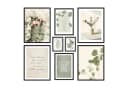 ARTFAVES Bilder-Collage Poster Set Eucalyptus 8-teilig Modern Grün/Beige Bild 2