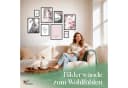 ARTFAVES Bilder-Collage Poster Set Spring In Paris 8-tlg. Rosa Bild 1