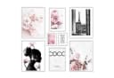 ARTFAVES Poster Set Coco Rosa 6-teilig Wandbilder Collage Bild 2