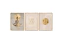 ARTFAVES Poster Set Yoga Spirit Trio 3-teilig Gold Beige Bild 2