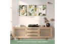 ARTFAVES Wandbilder Set 3-tlg. Abstract Green Elegance Poster Bild 4