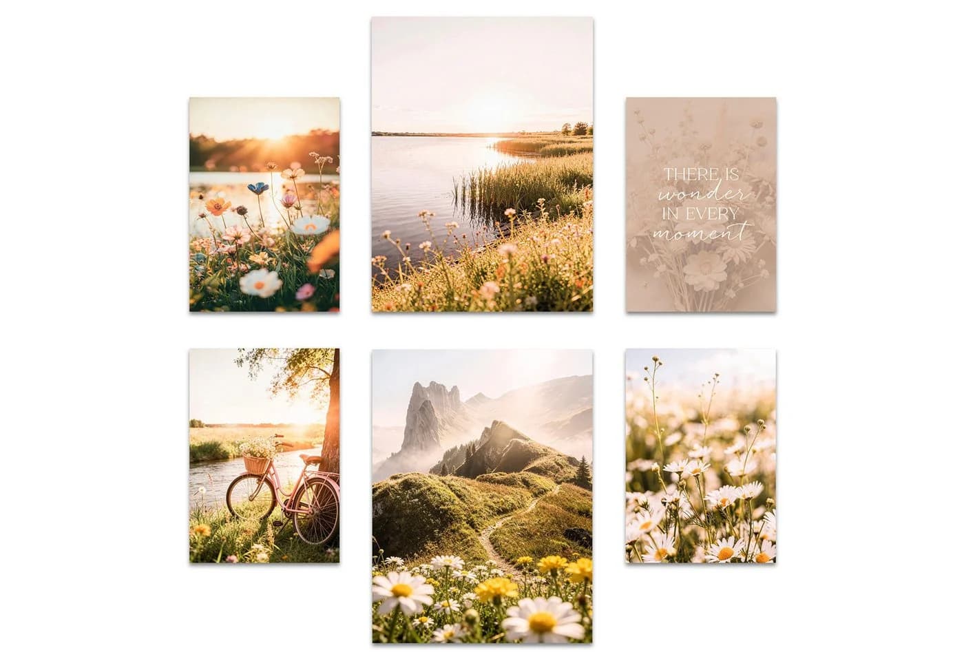 ARTFAVES Poster Set Summer Breeze 6-teilig Wandbilder Natur Modern - Bild 2