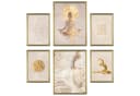 ARTFAVES Poster Set Yoga Spirit 6-tlg. Beige/Gold Wandbilder Collage Bild 1
