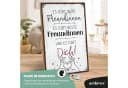 ARTFAVES Holzbild Schild mit Spruch ES GIBT GUTE FREUNDINNEN … UND DICH Freundschaft Bild 1