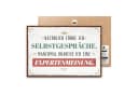 ARTFAVES Holzbild Schild mit Spruch - Natürlich führe ich Selbstgespräche Bild 2