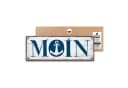ARTFAVES Holzbild Schild "Moin" Hamburg Nordsee Meer Deko Bild 2