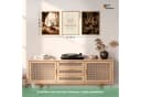 ARTFAVES Bilder-Collage Poster Set Herbst Wald 3-teilig Modern Orange Braun Bild 4
