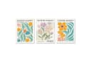 ARTFAVES Poster Set Flower Market Trio 1 Bunt Modern 3-teilig Bild 2