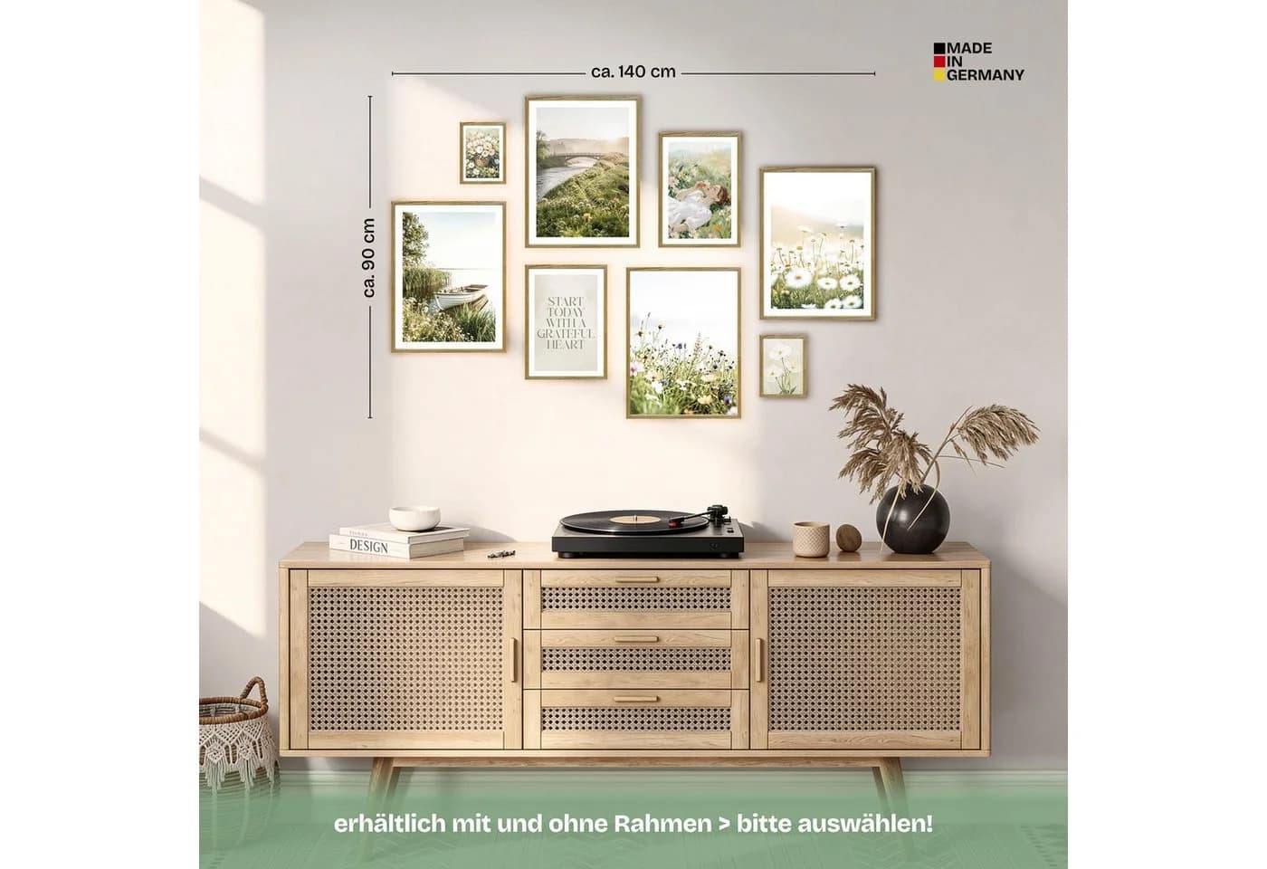 ARTFAVES Bilder-Collage Poster Set - Summer Morning - 8 Stk. Wandbilder - Bild 4