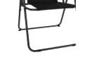 Mojawo Klappstuhl Campingstuhl Schwarz Metall Bild 4