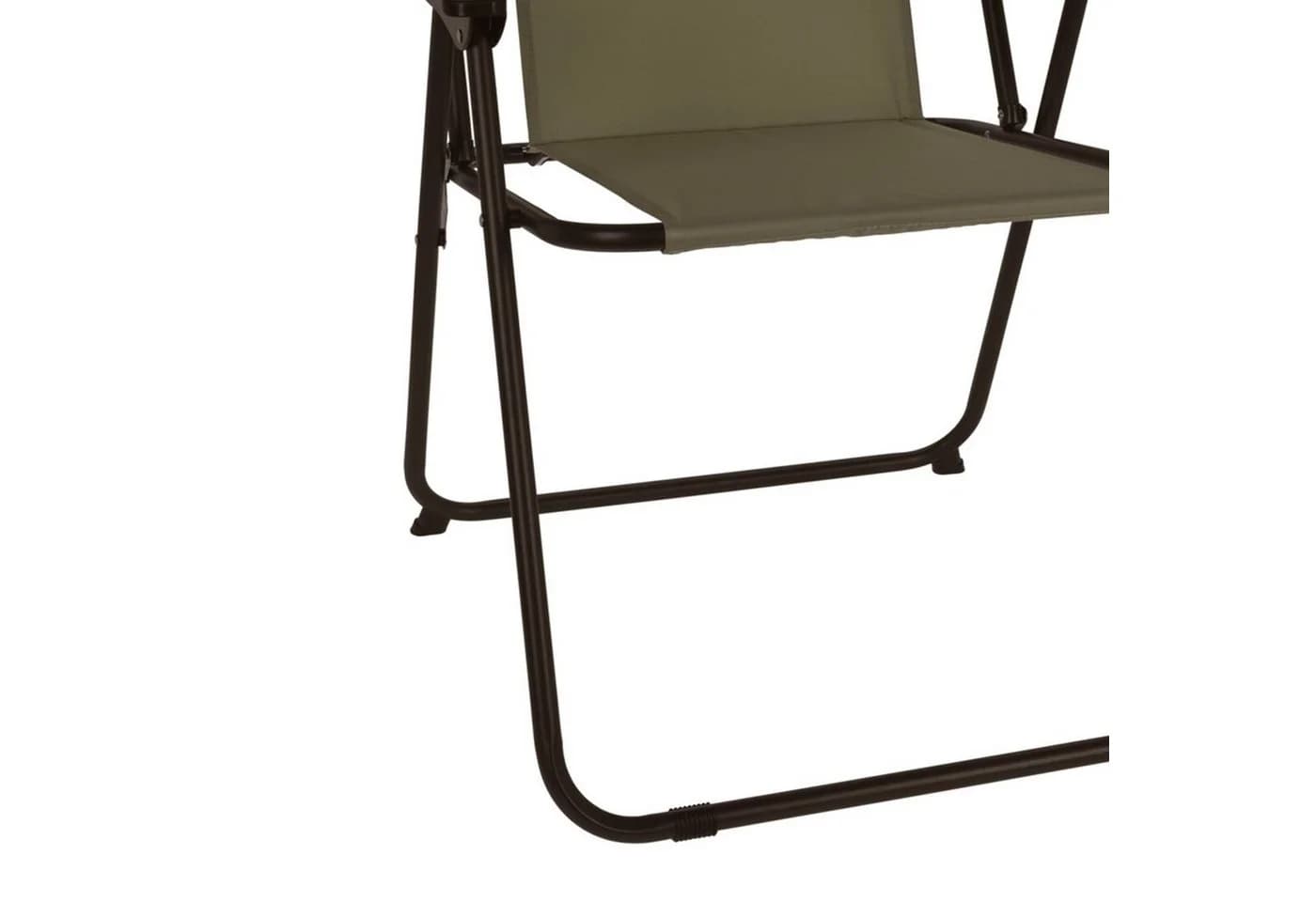 Mojawo Klappstuhl Campingstuhl Anglerstuhl Stoff Oxfort Metall Olivegrün - Bild 5
