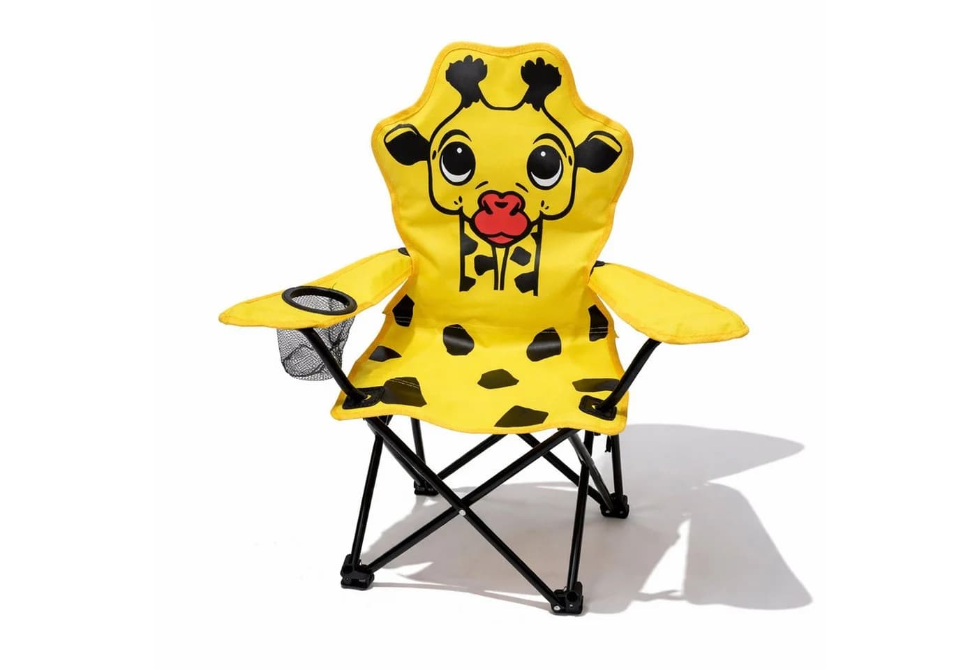 Mojawo Klappstuhl Kinder Giraffe Motiv Gelb mit Getränkehalter - Bild 2