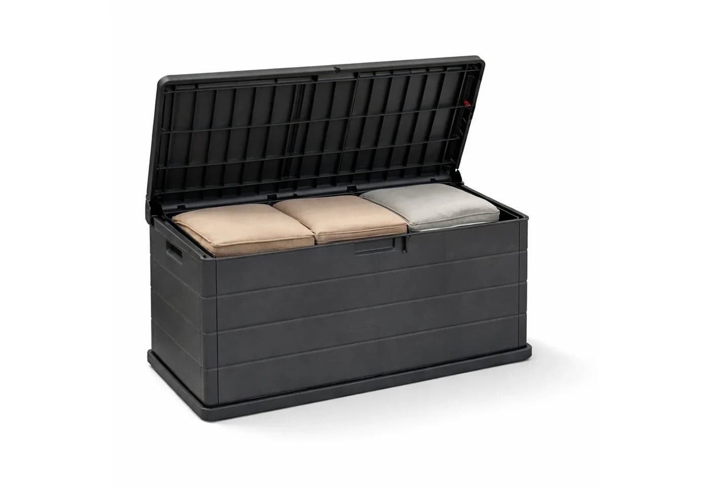 Mojawo XL Auflagenbox Anthrazit 340L mit Rollen
