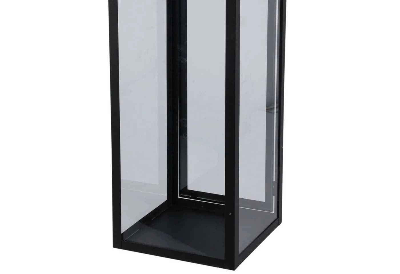 Mojawo 2tlg Metall Laternen Set Schwarz Gartenlaterne Windlicht