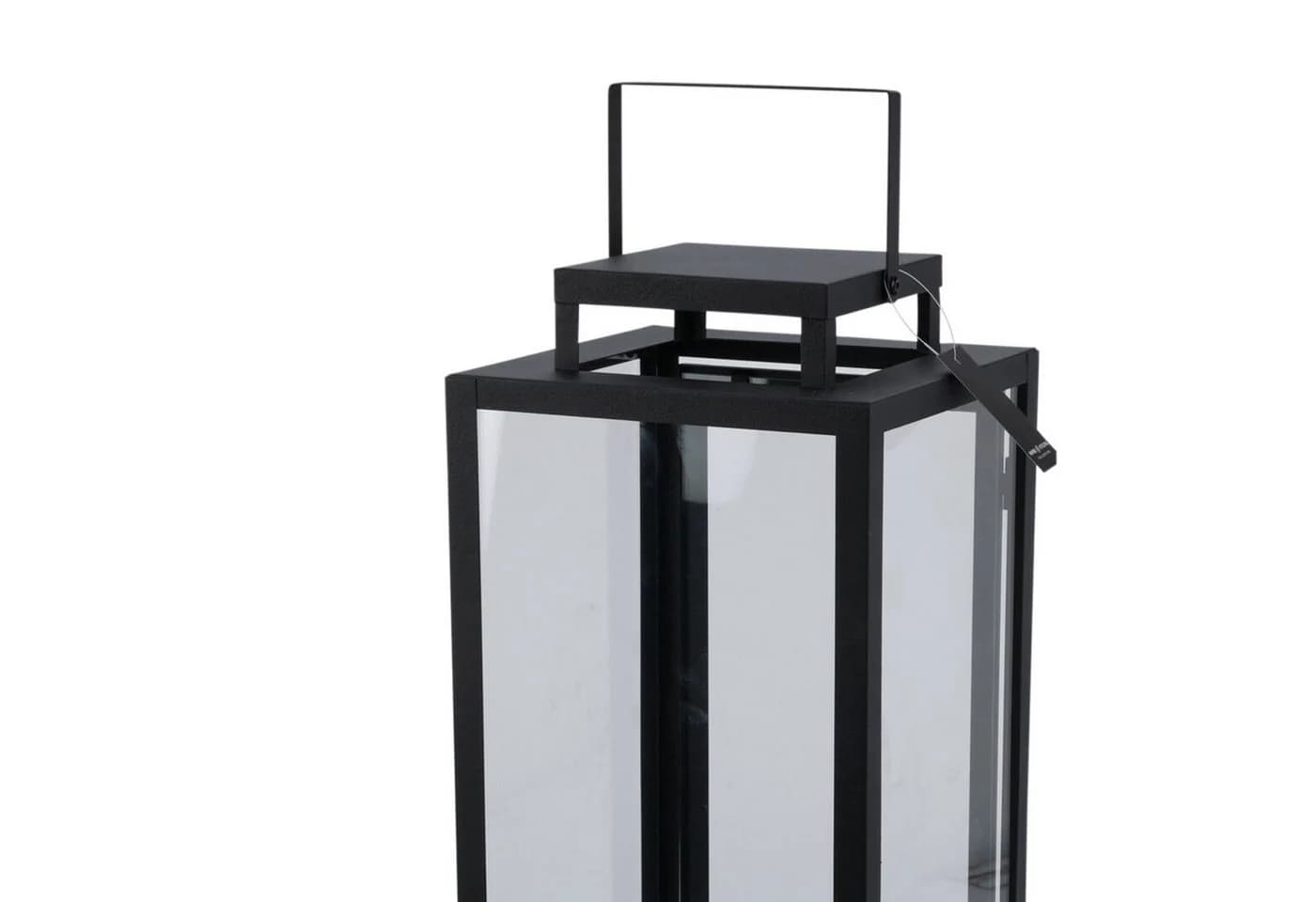 Mojawo 2tlg Metall Laternen Set Schwarz Gartenlaterne Windlicht - Bild 3