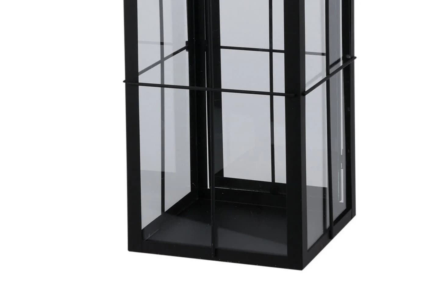Mojawo Laterne 2tlg Metall XXL Laternen Set Schwarz Gartenlaterne Windlicht - Bild 4