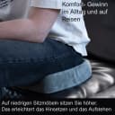 VITALWORXX Orthopädisches Steißbeinkissen Memory-Foam Ergonomisch Bild 4