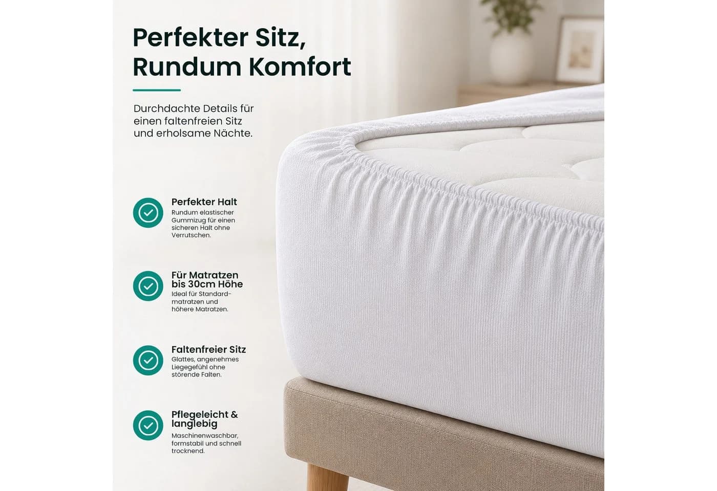 Gentle North Wasserdichter Matratzenschoner atmungsaktiv