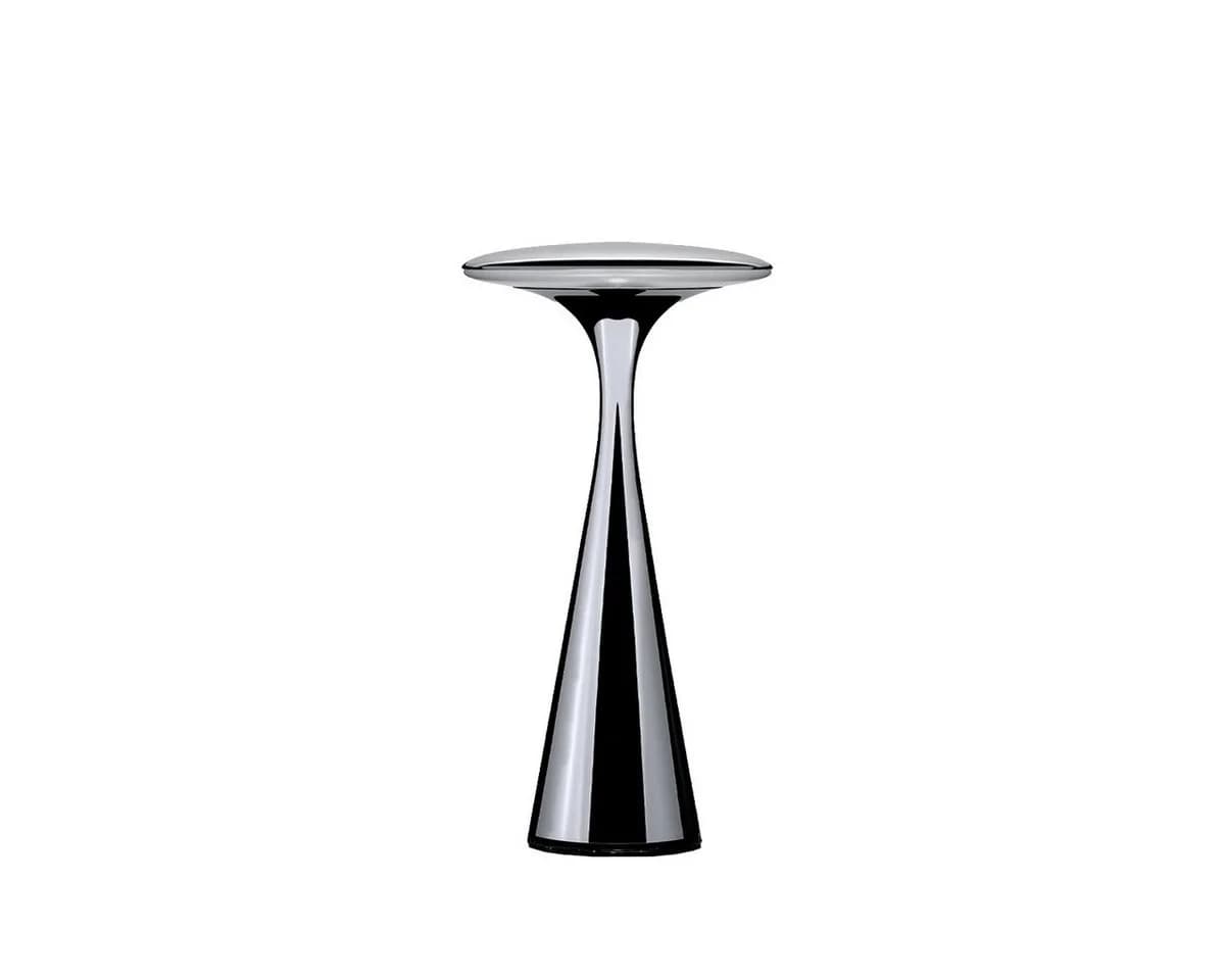 chic.mic Nachttischlampe UFO Table Lamp Small Silber