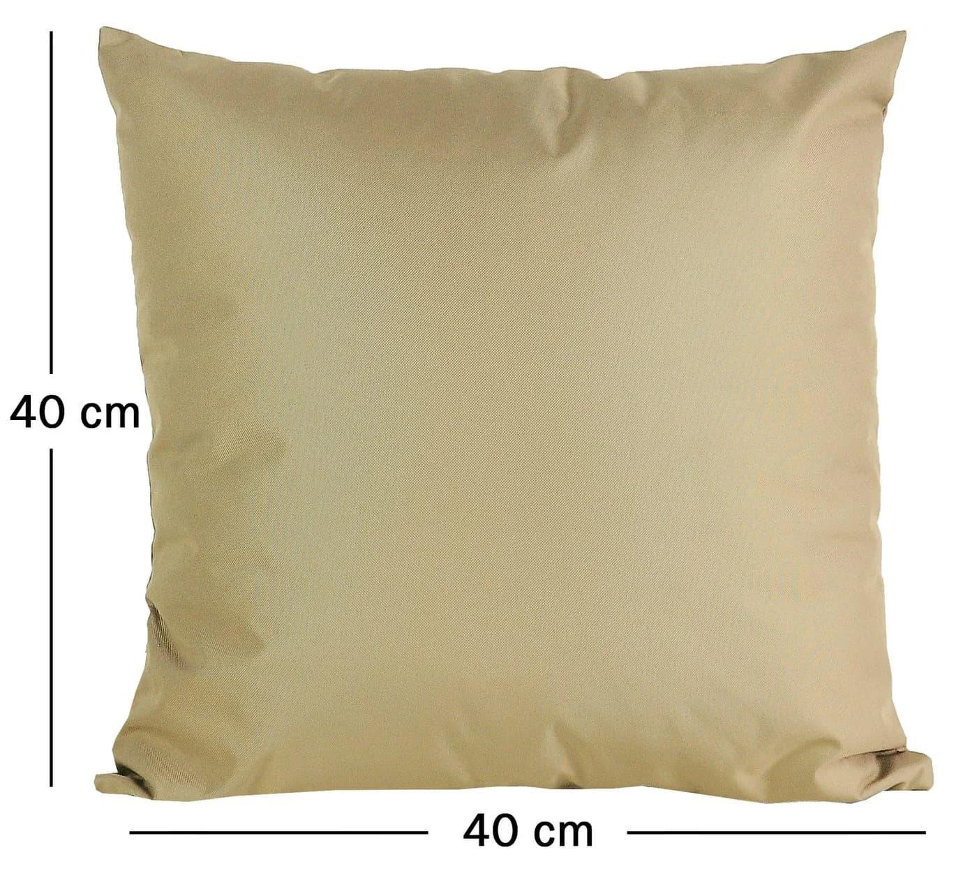 JACK Dekokissen 40x40cm Outdoor Lounge Kissen Taupe Polyester - Bild 3