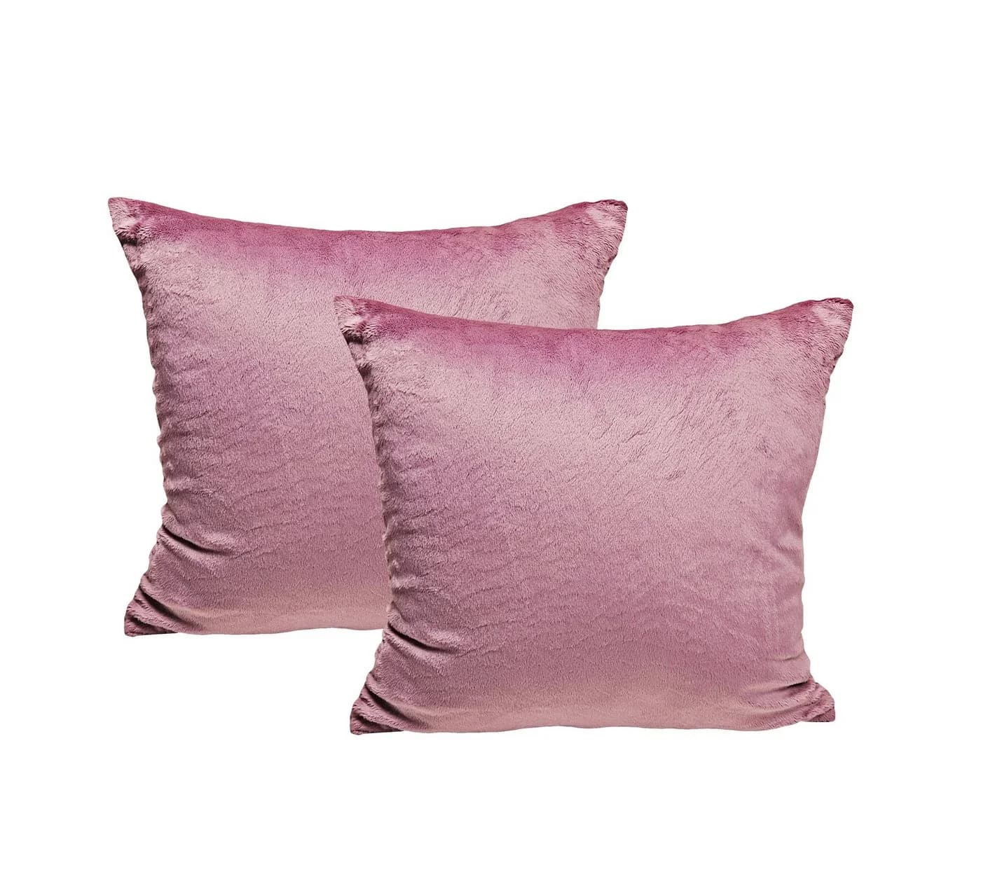 JACK Kissenbezüge 2er Set Teddy Flausch Rosa Microfaser - Bild 2