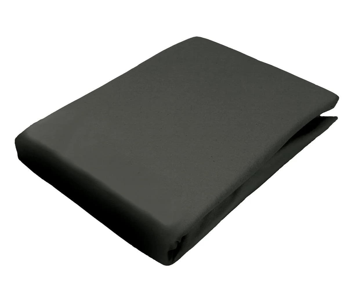 JACK Spannbettlaken Satin Uni 100% Baumwolle Rundumgummizug - Bild 2