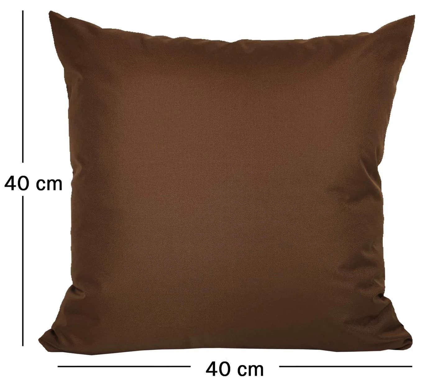JACK Dekokissen 40x40cm Braun Outdoor Lounge Kissen mit XXL Füllung - Bild 3