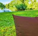 JACK Dekokissen 40x40cm Braun Outdoor Lounge Kissen mit XXL Füllung Bild 4