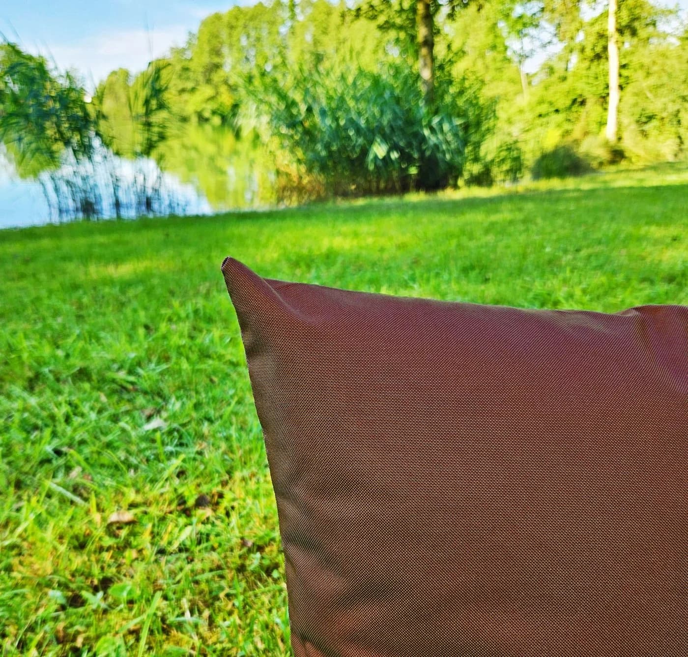 JACK Dekokissen 40x40cm Braun Outdoor Lounge Kissen mit XXL Füllung - Bild 4
