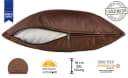 JACK Dekokissen 40x40cm Braun Outdoor Lounge Kissen mit XXL Füllung Bild 5