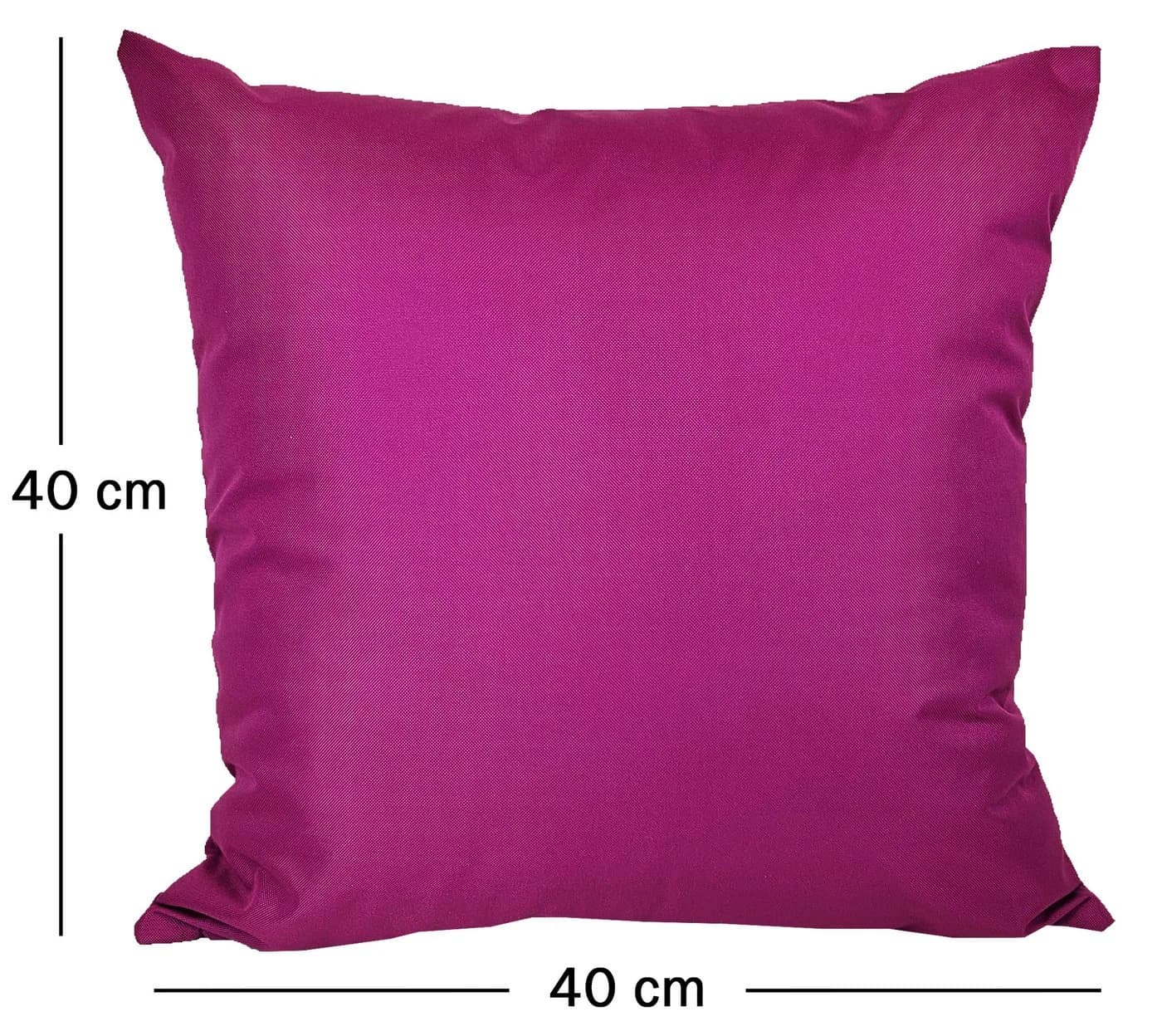 JACK Dekokissen 40x40cm Outdoor Lounge Kissen Beere Wasserabweisend - Bild 3